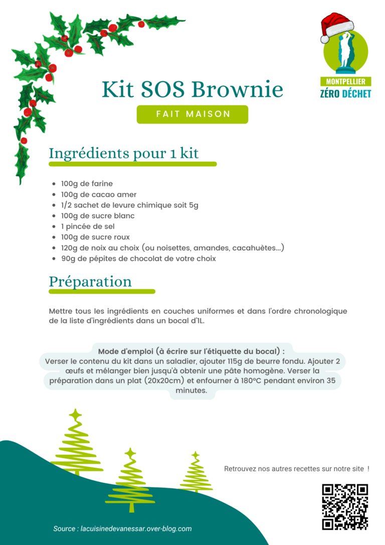 Fiche recette Kit SOS Brownie